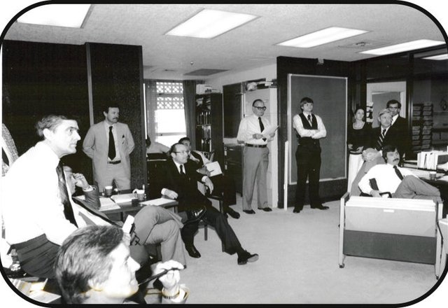 The Omni sales office in the 1960s