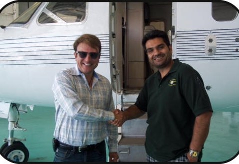 A turboprop handover between broker and buyer